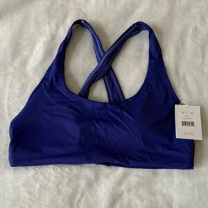 Andie Women’s Crossback Sports Bra - Deep Blue